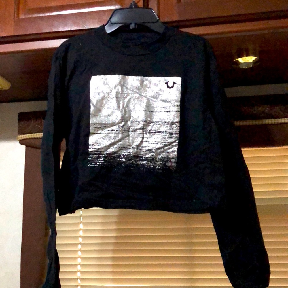 True religion crop long sleeve